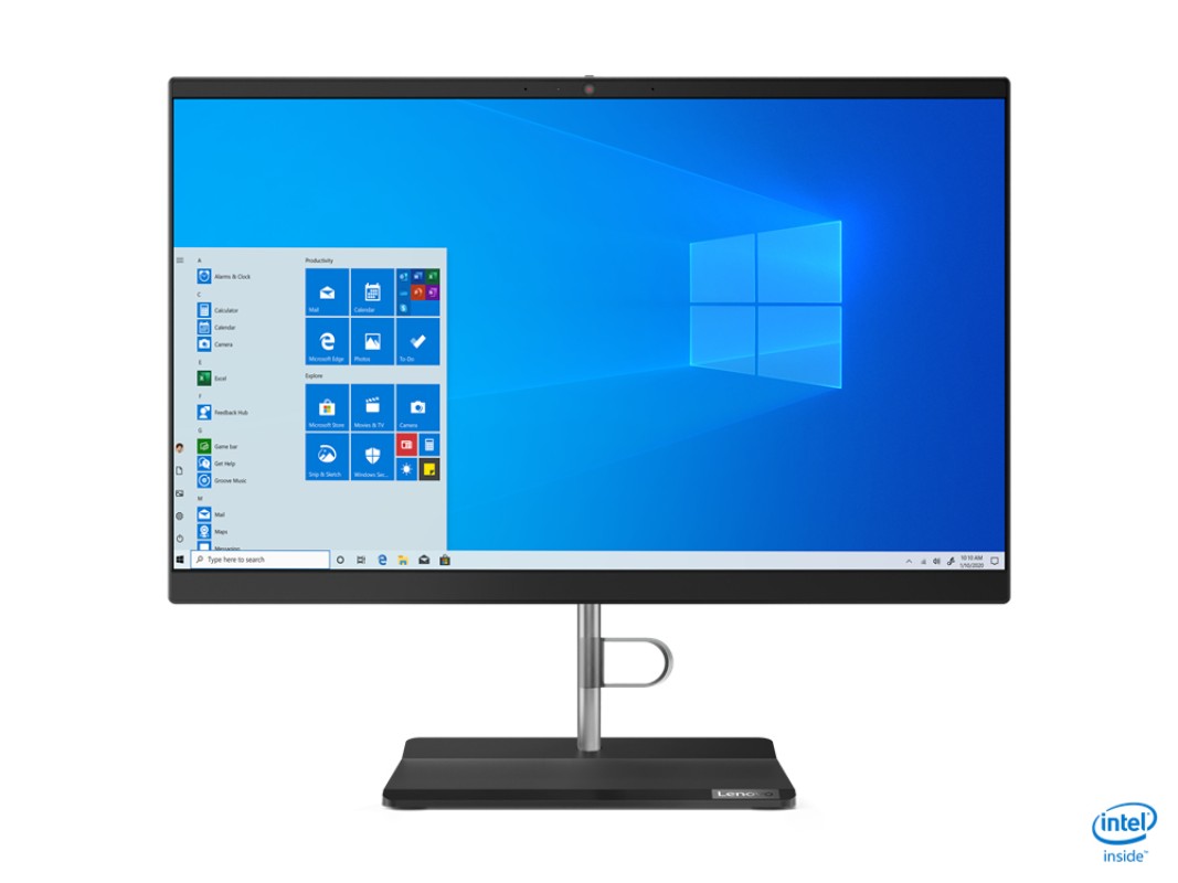Lenovo V50a Intel Core i5 54,6 cm (21.5") 1920 x 1080 Pixeles Pantalla táctil 8GB DDR4-SDRAM 256GB SSD PC todo en uno Windows 10 Pro Wi-Fi 5 (802.1