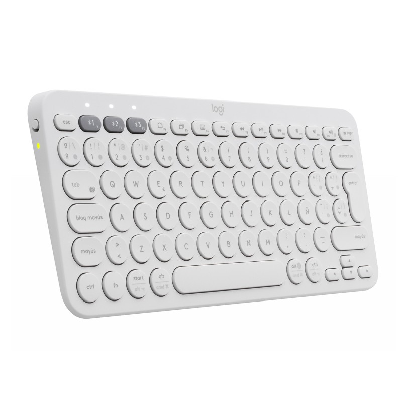 Logitech K380 Multi-Device Bluetooth® Keyboard teclado QWERTZ Español Blanco