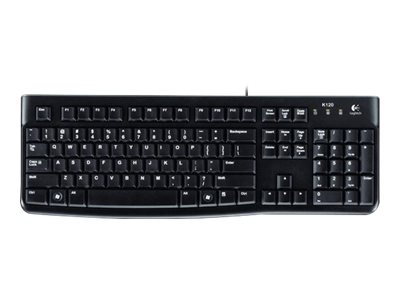 Logitech Keyboard K120 for Business teclado Universal USB QWERTY Inglés Negro