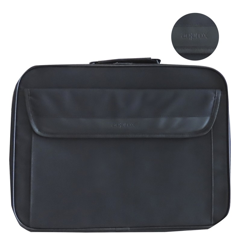 MALETIN DE PORTATIL APPROX APPNB401 15.6" ACOLCHADO INTERIOR ALTA RESISTENCIA NYLON Y PU COLOR NEGRO