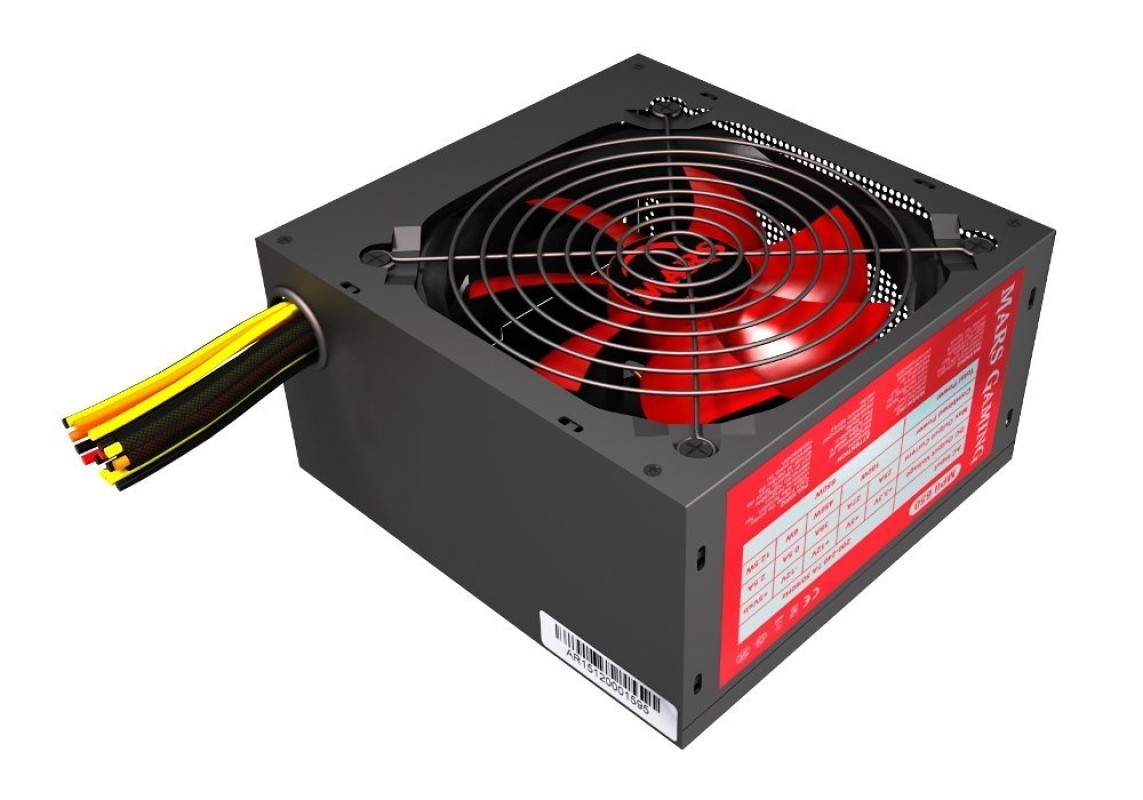 MARS GAMING MPII650 - fuente de alimentación - 650 vatios