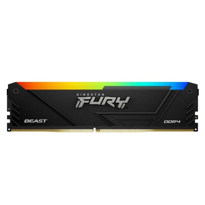 MEMORIA 16GB 3200MHZ DDR4 CL16 1GX KINGSTON FURY BEAST RGB
