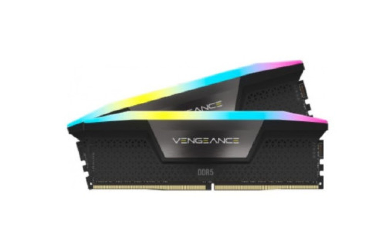 MEMORIA CORSAIR DDR5 64GB 2X32GB PC5600 VENGEANCE RGB CMH64GX5M2D5600Z40