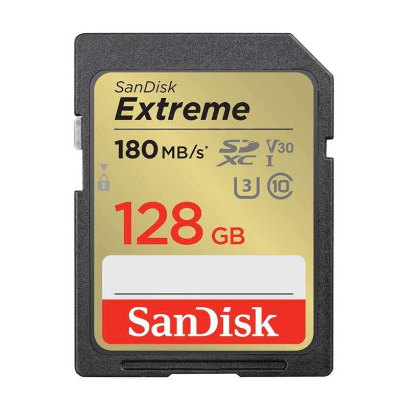MEMORIA SD 128GB SDXC 180MB/s UHS-I C10 U3