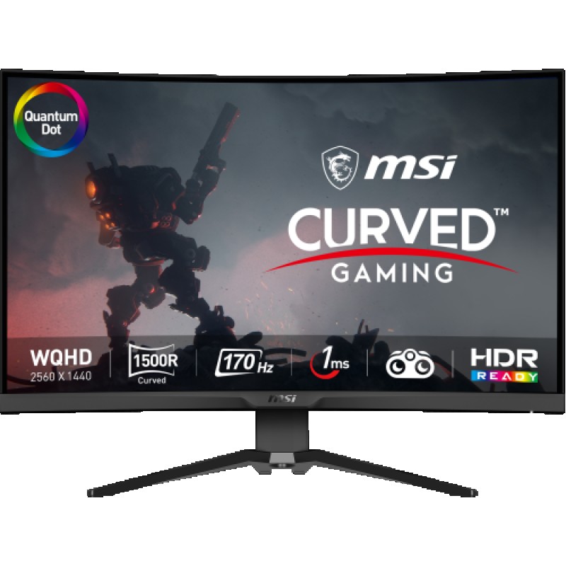 MONITOR GAMING 31.5  MSI MAG325CQRF QD NEGRO