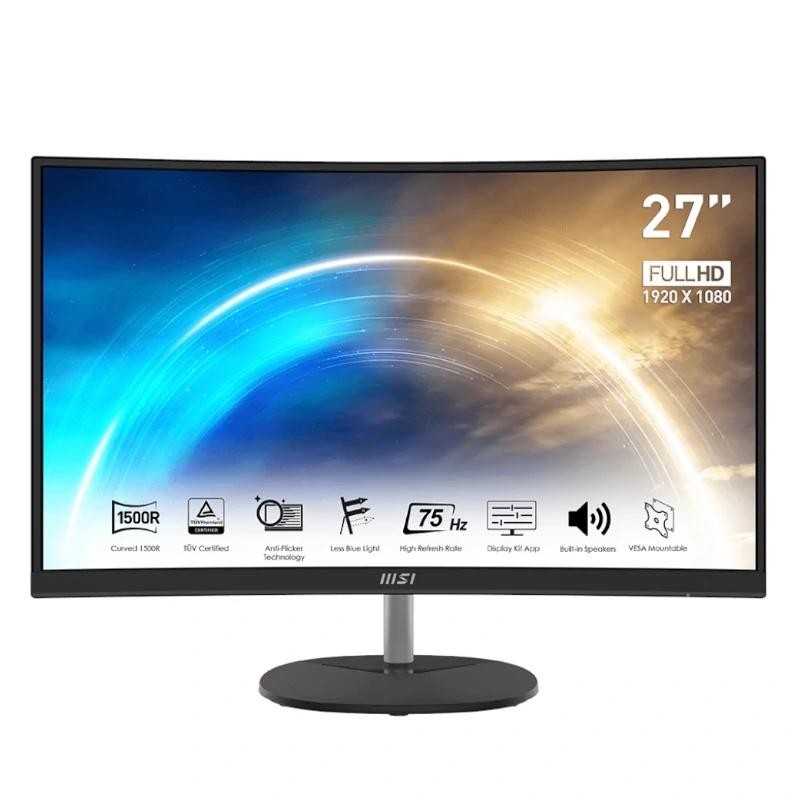 MONITOR LED 27  MSI PRO MP271CA NEGRO CURVO