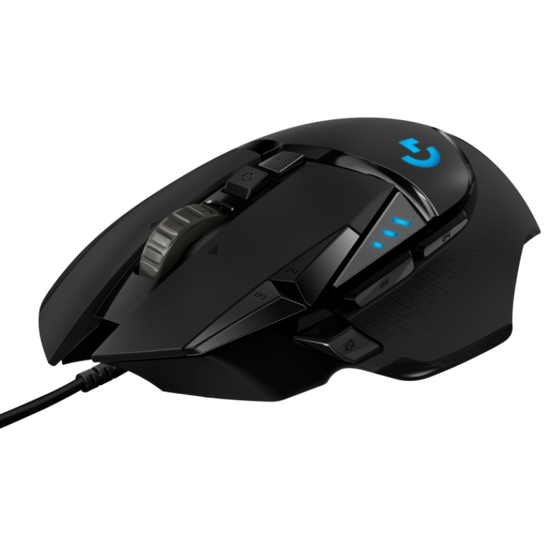 MOUSE LOGITECH GAMING G502 HERO 16000dpi 11 BOTONES COLOR NEGRO