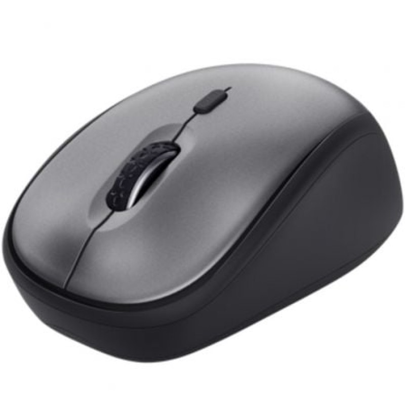 MOUSE TRUST WIRELESS YVI+ ECO NEGRO 1600DPI AJUSTABLE 4 BOTONES