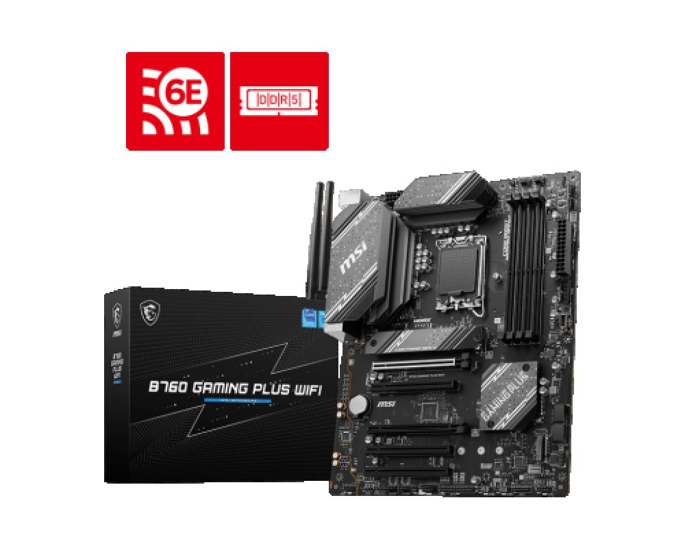 MSI B760 GAMING PLUS WIFI placa base Intel B760 LGA 1700 ATX