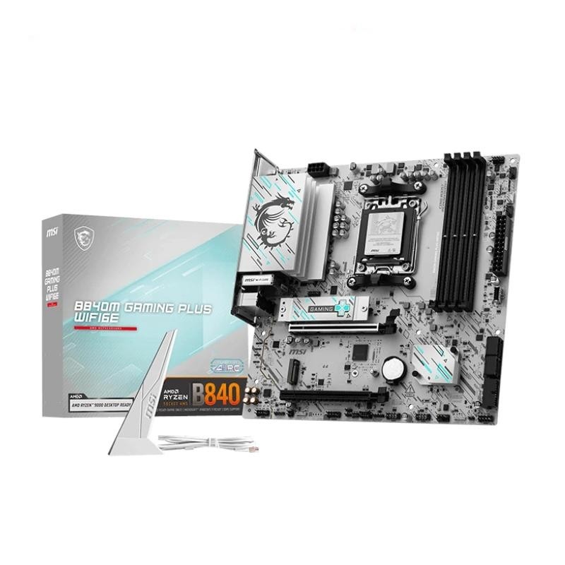 MSI B840M GAMING PLUS WIFI6E placa base AMD B840 Zócalo AM5 micro ATX