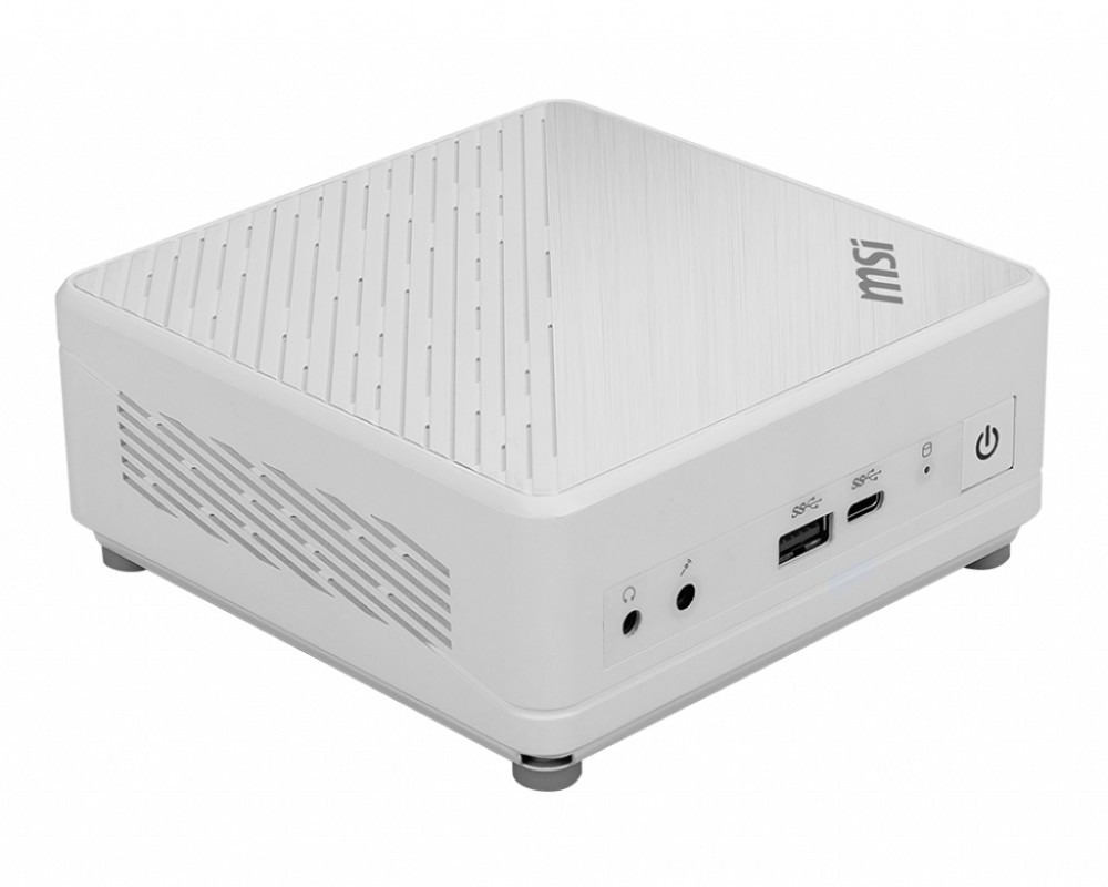 MSI Cubi 10M-476ES i5-10210U mini PC Intel® Core™ i5 8GB DDR4-SDRAM 256GB SSD Windows 10 Home Blanco