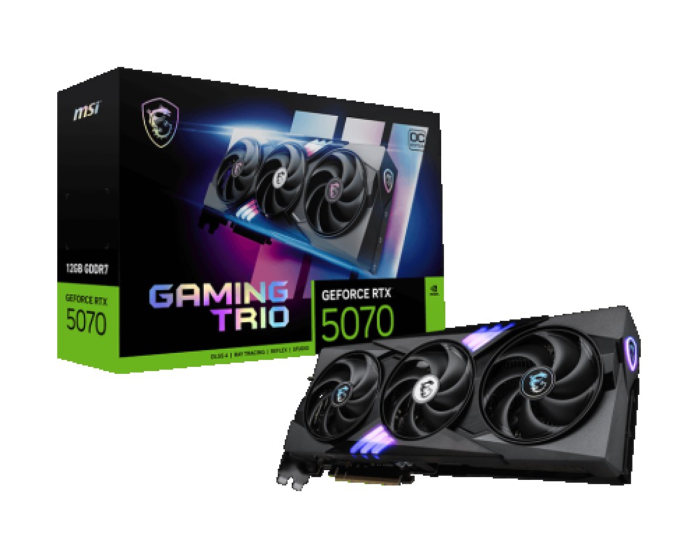 MSI GAMING GeForce RTX 5070 12G TRIO OC NVIDIA 12 GB GDDR7