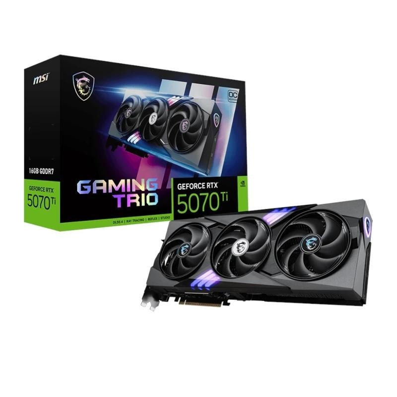 MSI GAMING GeForce RTX 5070 Ti 16G TRIO OC NVIDIA 16GB GDDR7