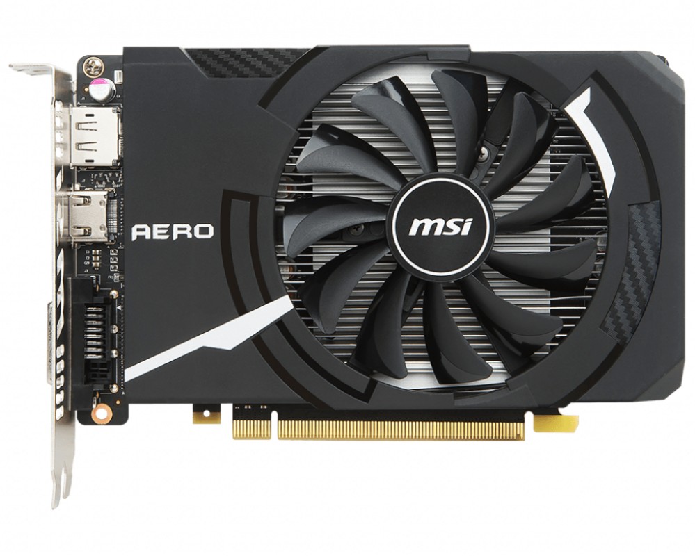 MSI GTX 1050 TI AERO ITX 4G OCV1 NVIDIA GeForce GTX 1050 Ti 4GB GDDR5