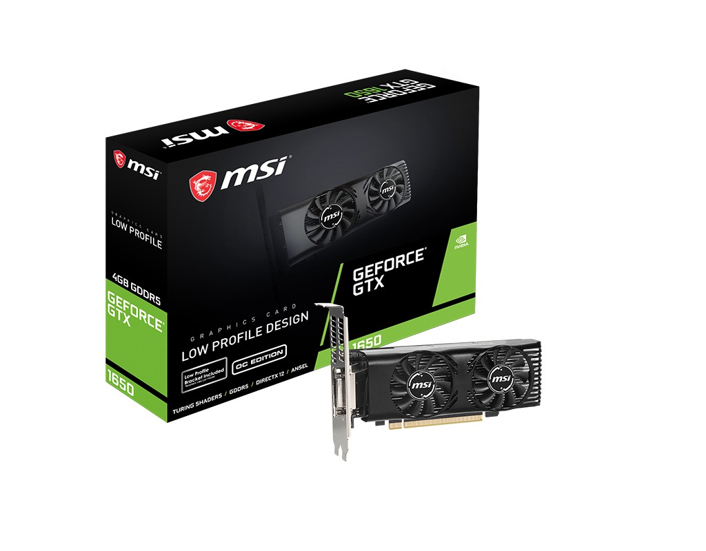 MSI GeForce GTX 1650 4GT LP OC