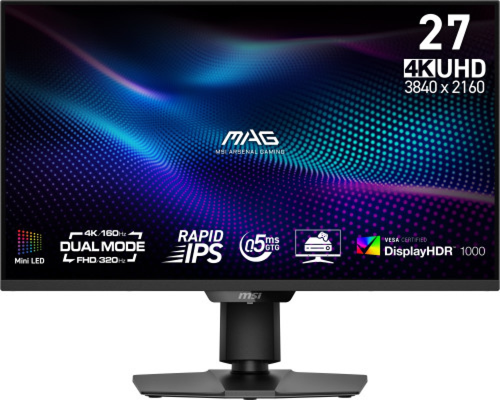 MSI MAG 274UPDF E16M pantalla para PC 68,6 cm (27") 3840 x 2160 Pixeles 4K Ultra HD LED Negro