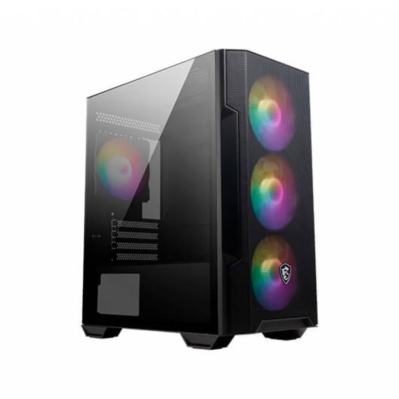 MSI MAG Forge M100R Midi Tower Negro, Transparente