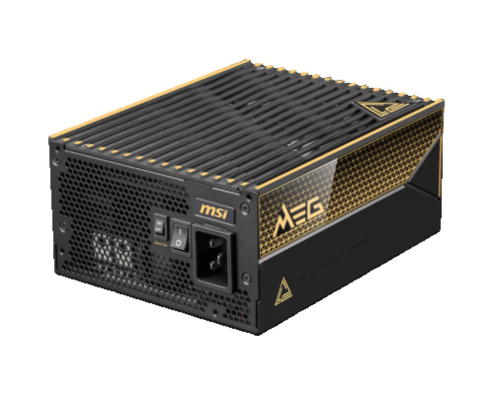 MSI MEG Ai1600T PCIE5 unidad de fuente de alimentación 1600 W 24-pin ATX ATX Negro