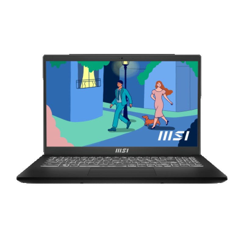 MSI Modern 15 B7M-039XES 7530U Portátil 39,6 cm (15.6") Full HD AMD Ryzen™ 5 8GB DDR4-SDRAM 512GB SSD Wi-Fi 6E (802.11ax) Negro