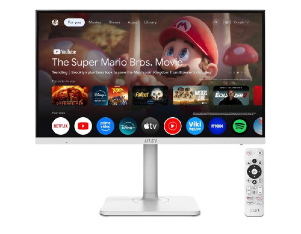 MSI Modern MD272UPSW pantalla para PC 68,6 cm (27") 3840 x 2160 Pixeles 4K Ultra HD Blanco