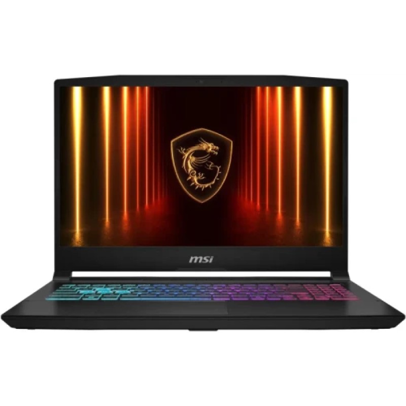 MSI PORTATIL KATANA 15 HX B14WFK-621XES. 15.6" FHD (1920*1080) 144HZ. I7-14650HX . RTX 5060 GDDR7 8GB. DDR5 16GB*2. 1TB NVME. SIN S.O.