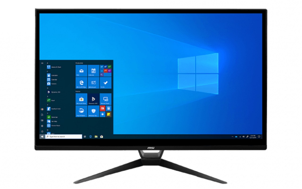 MSI PRO 22XT 10M-444EU Intel® Core™ i3 54,6 cm (21.5") 1920 x 1080 Pixeles Pantalla táctil 8GB DDR4-SDRAM 256GB SSD PC todo en uno Wi-Fi 5 (802.