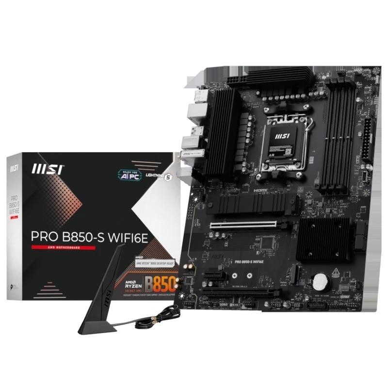 MSI PRO B850-S WIFI6E placa base AMD B850 Zócalo AM5 ATX