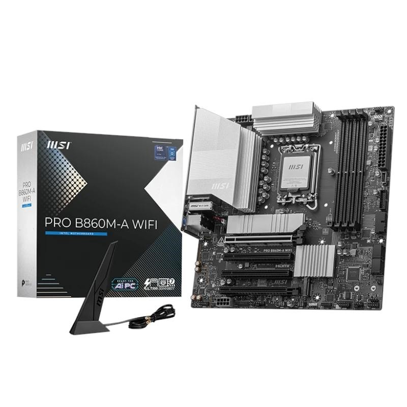 MSI PRO B860M-A WIFI placa base Intel B860 LGA 1851 (Socket V1) micro ATX