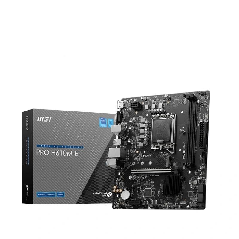 MSI PRO H610M-E placa base Intel H610 LGA 1700 micro ATX
