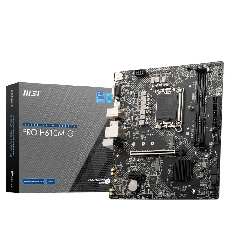 MSI PRO H610M-G placa base Intel H610 LGA 1700 micro ATX