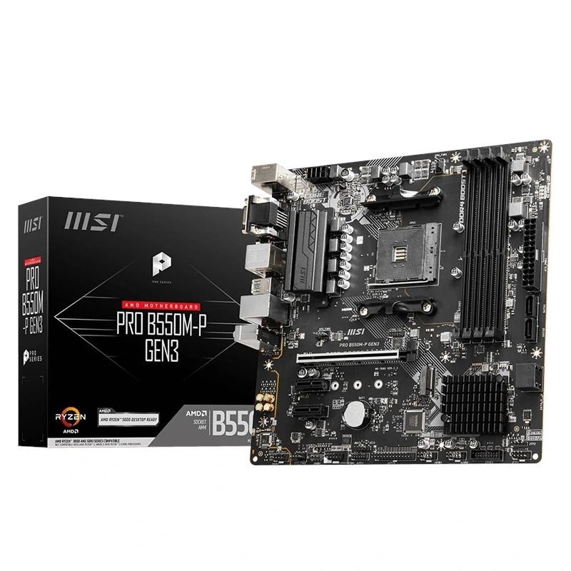 MSI Placa Base PRO B550M-P GEN3 mATX AM4