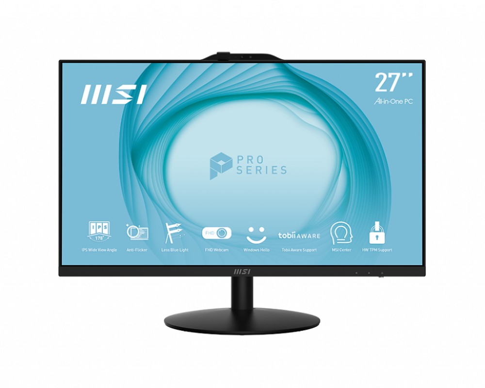 MSI Pro AP272 Intel® Core™ i5 i5-12400 68,6 cm (27") 1920 x 1080 Pixeles PC todo en uno 8GB DDR4-SDRAM 512GB SSD Windows 11 Home Negro
