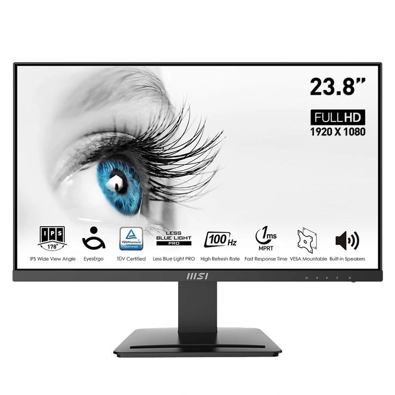MSI Pro MP243X pantalla para PC 60,5 cm (23.8") 1920 x 1080 Pixeles Full HD Negro