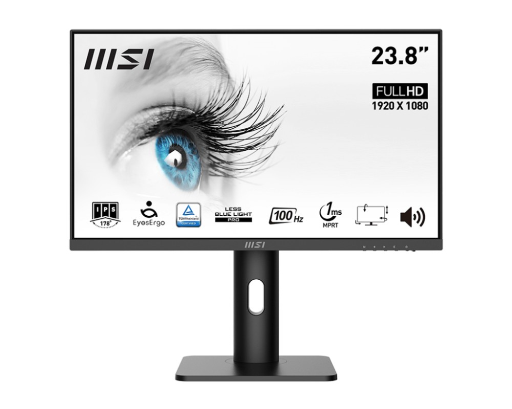 MSI Pro MP243XP pantalla para PC 60,5 cm (23.8") 1920 x 1080 Pixeles Full HD LCD Negro