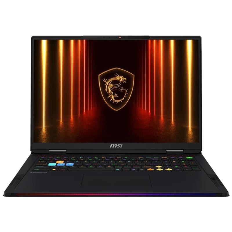 MSI Raider 18 HX AI A2XWJG-459ES Intel Core Ultra 9 285HX Portátil 45,7 cm (18") UHD+ 64GB DDR5-SDRAM 2TB SSD NVIDIA GeForce RTX 5090 Wi-Fi 7 (802.