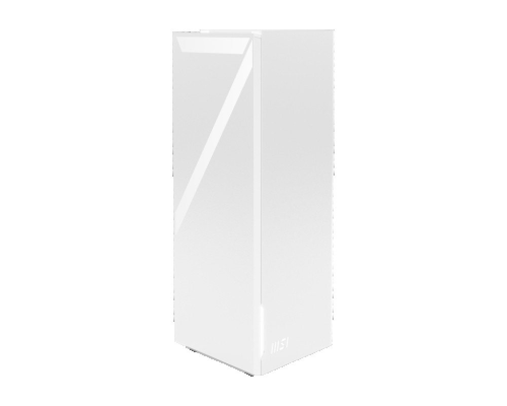 MSI Roamii BE Lite Mesh System 1-pack Doble banda (2,4 GHz / 5 GHz) Wi-Fi 7 (802.11be) Blanco 3 Interno