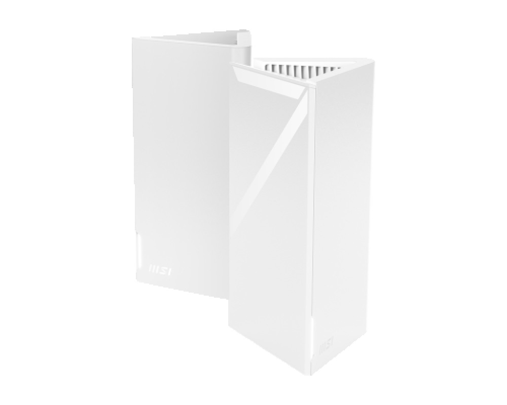 MSI Roamii BE Lite Mesh System 2-pack Doble banda (2,4 GHz / 5 GHz) Wi-Fi 7 (802.11be) Blanco 3 Interno