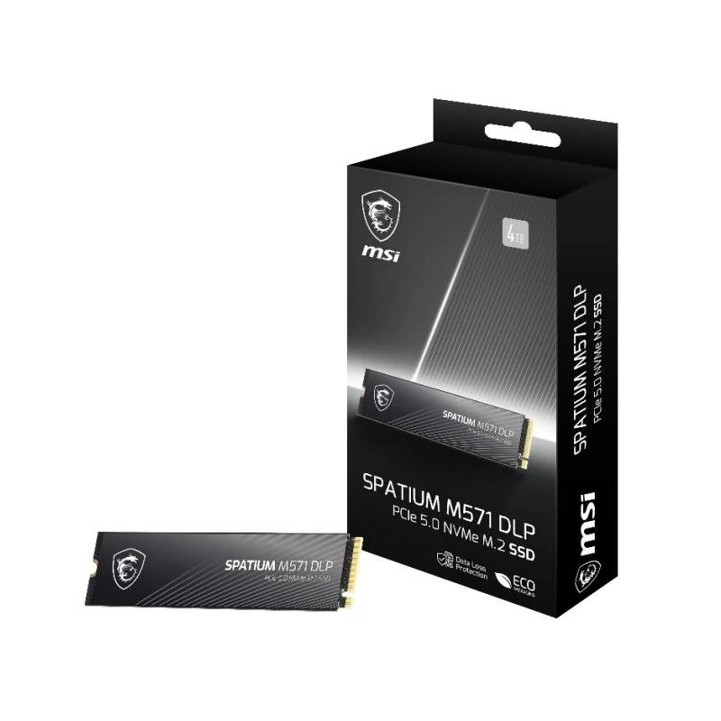 MSI SPATIUM M571 DLP PCIe 5.0 NVMe M.2 2TB PCI Express 5.0 3D NAND