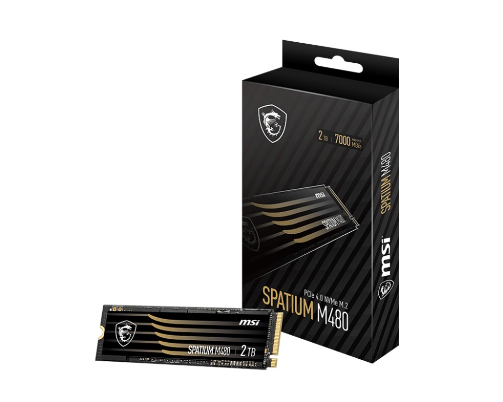 MSI Spatium M480 2TB M.2 PCI Express 4.0 NVMe 3D NAND