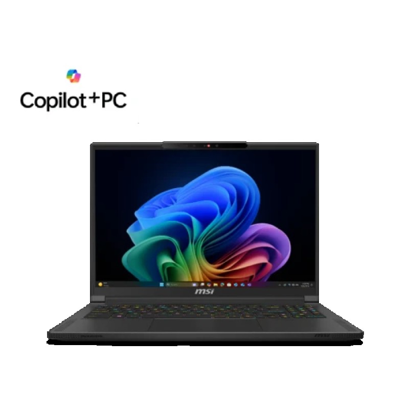 MSI Stealth A16 AI+ A3XWIG-061ES Copilot+ PC AMD Ryzen AI 9 370 Portátil 40,6 cm (16") Quad HD+ 32GB LPDDR5x-SDRAM 1TB SSD NVIDIA GeForce RTX 5080