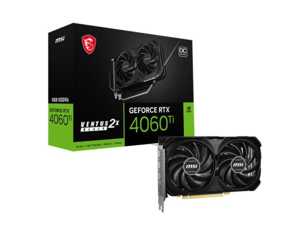 MSI VENTUS 912-V512-001 tarjeta gráfica NVIDIA GeForce RTX 4060 Ti 8GB GDDR6