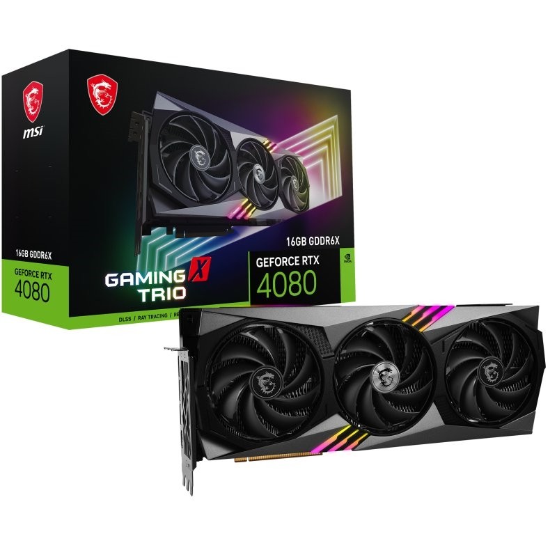 MSI VGA NVIDIA RTX 4080 GAMING X TRIO 16GB