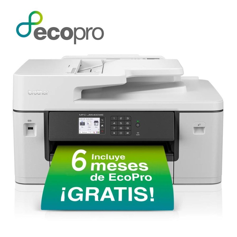 MULTIFUNCION INKJET BROTHER MFC-J6540DWE ECOPRO 28/28PPM A3 WIFI FAX ADF DUPLEX