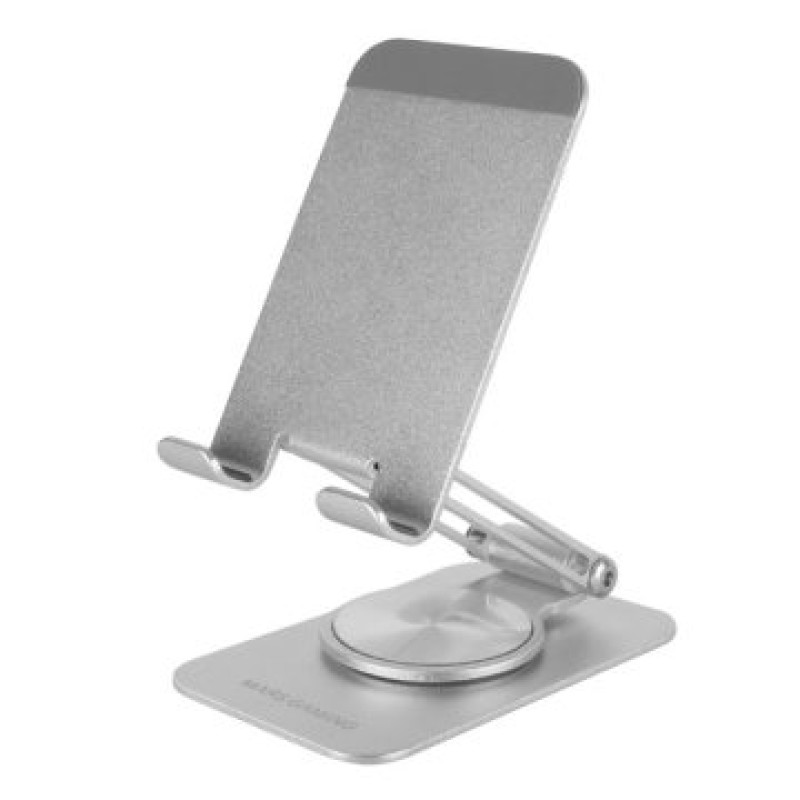 Mars Gaming MA-RSS, Soporte Plegable para Smartphone, Rotación Dinámica 360º + Ajuste en Altura y Ángulo 180º, Soporte Teléfono Móvil Portátil