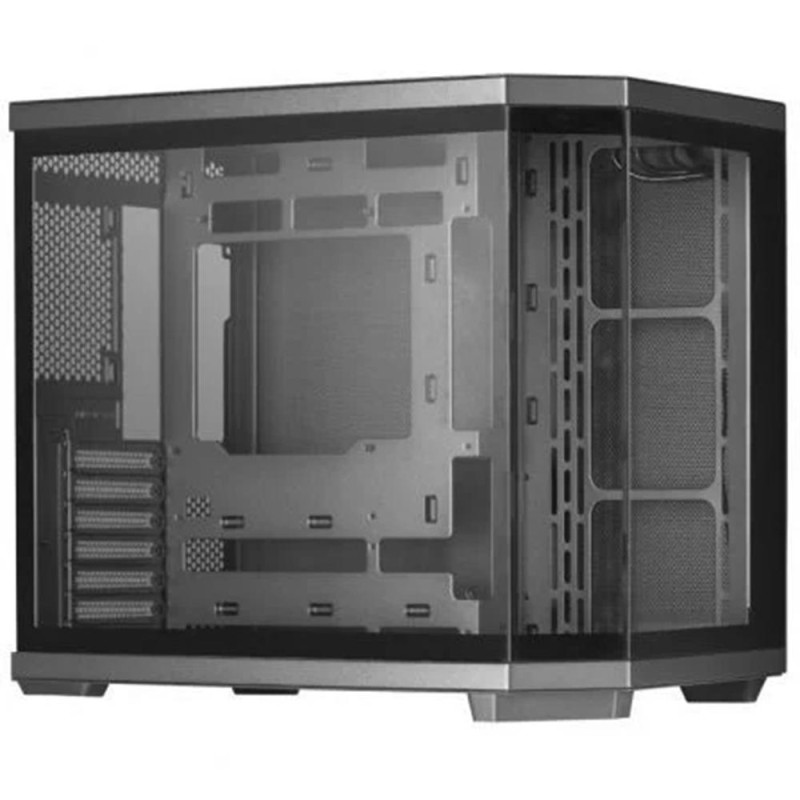 Mars Gaming MC-3TCORE, Caja Gaming Custom ATX, Triple Ventana Cristal Templado Extraíble, Cámara Dual, Semitorre Compatible con Placas Base de Conec