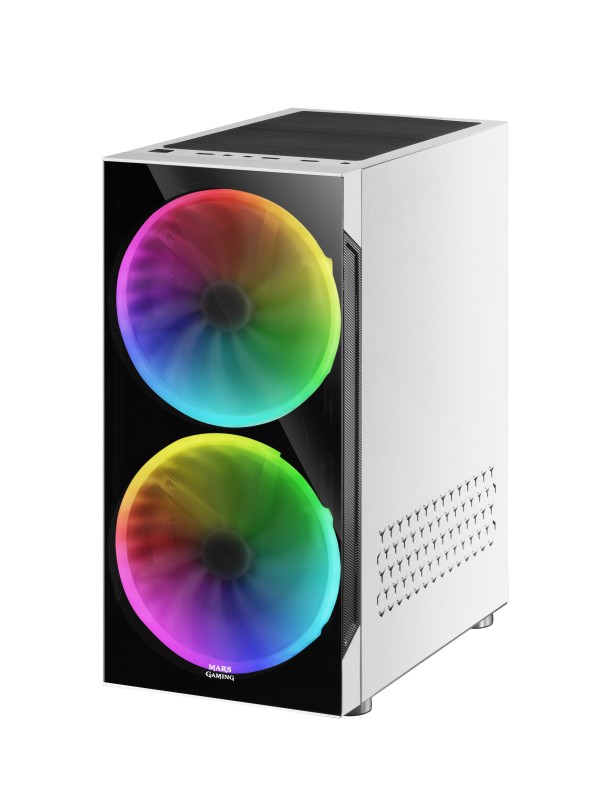 Mars Gaming MC9W carcasa de ordenador Blanco