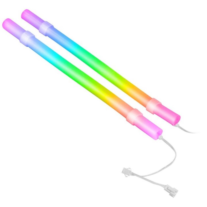 Mars Gaming MCA-WT, Funda ARGB para Tubos de Refrigeración Líquida, 30 LEDs Ultra Brillantes Personalizables ARGB, Silicona Eco Soft, Compatibilidad