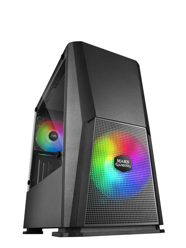 Mars Gaming MCONE Carcasa de Ordenador Ventiladores FRGB Negro