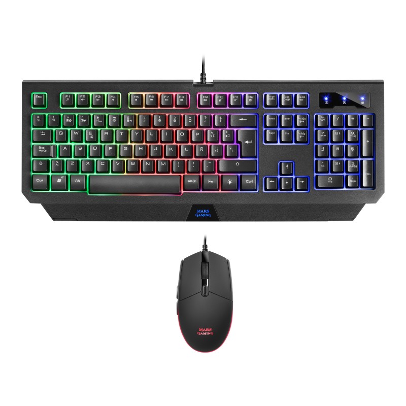 Mars Gaming MCP100ES teclado USB Español Negro