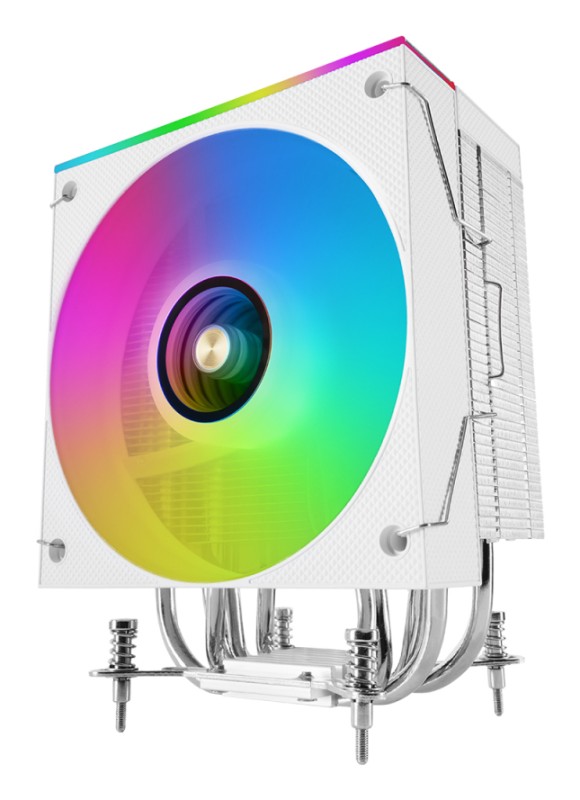 Mars Gaming MCPU-LCDW Procesador Refrigerador de aire 12 cm Blanco 1 pieza(s)